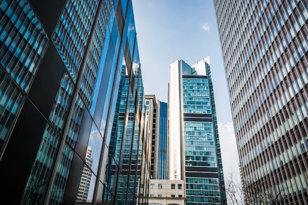 Vista de negocios en la ciudad de Madrid